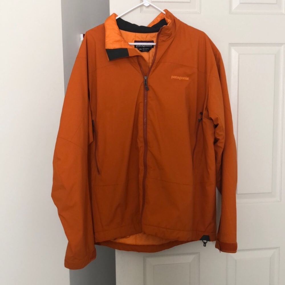 Mens Windstopper Orange Patagonia Jacket